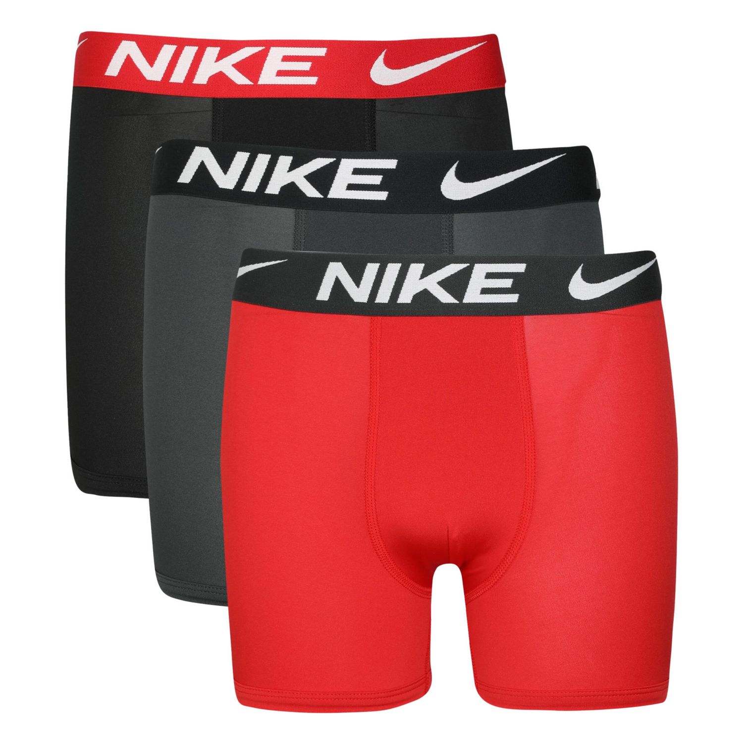 Boys 8-20 Nike Dri-FIT Boxers 3-Pack Color: University Red Size: MEDIUM